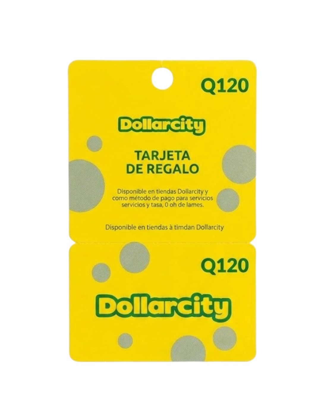 Tarjeta de Regalo 120